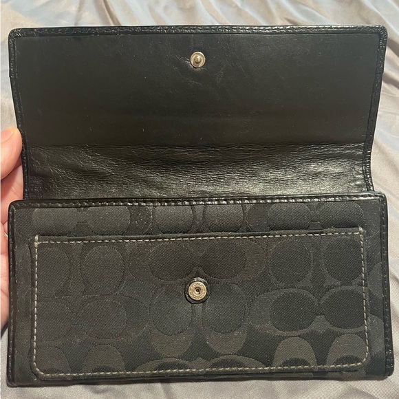 Coach black continental wallet - Picture 6 of 15